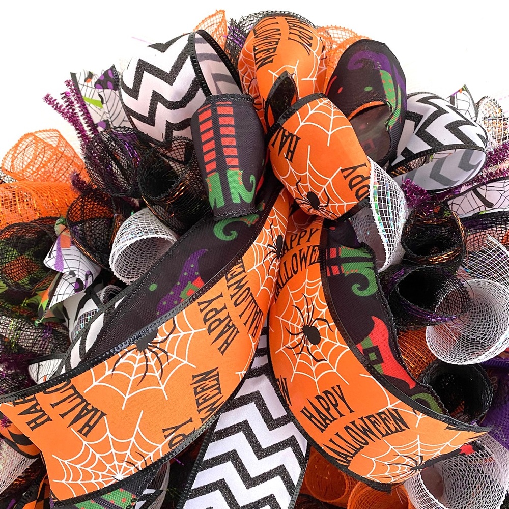 Halloween Wreath Door Wreath Halloween Decor - Picture 2 of 3